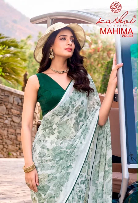 Mahima Vol 2 By Kashvi Major Georgette Printed Saree 